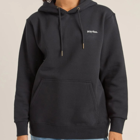 LOGO BOYFRIEND FLEECE HOOD