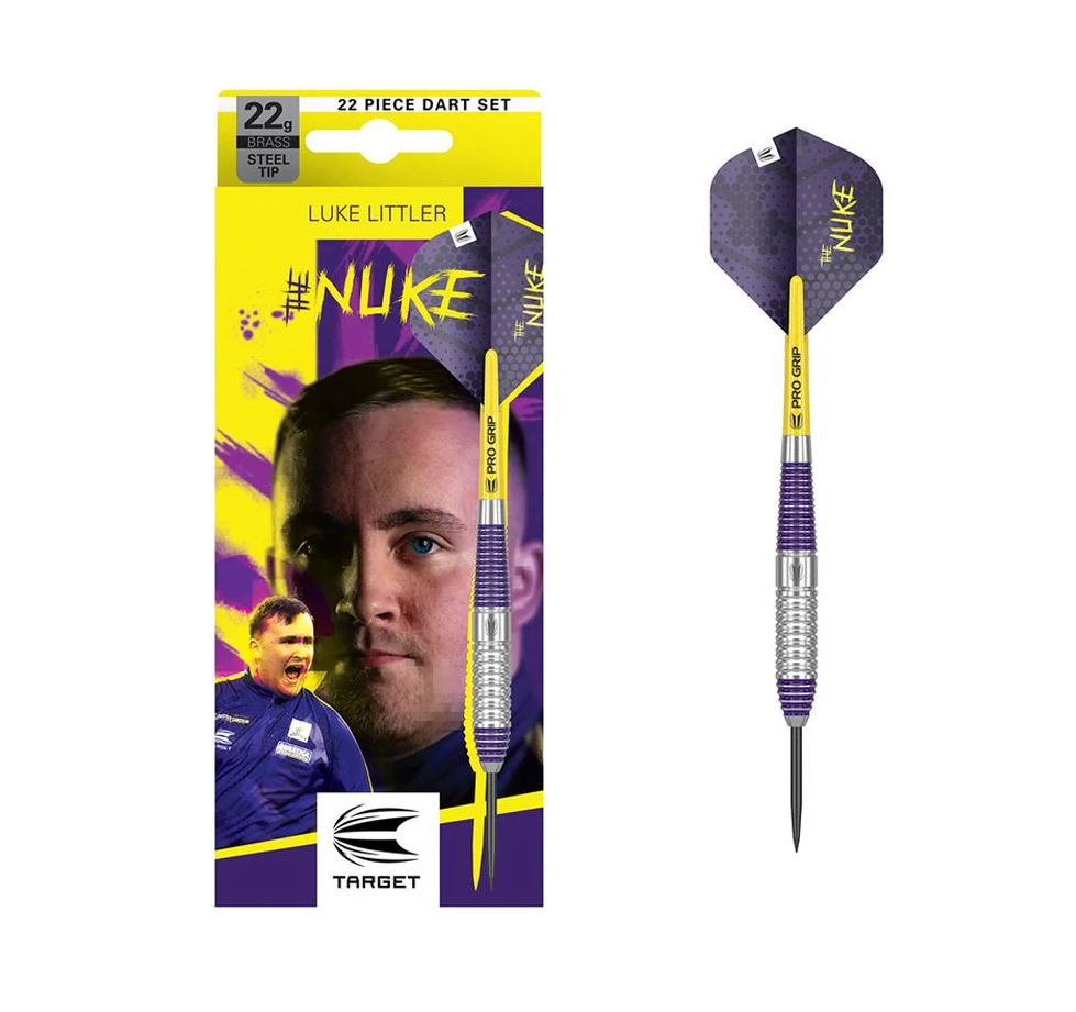 LUKE LITTLER BRASS STEEL TIP DARTS