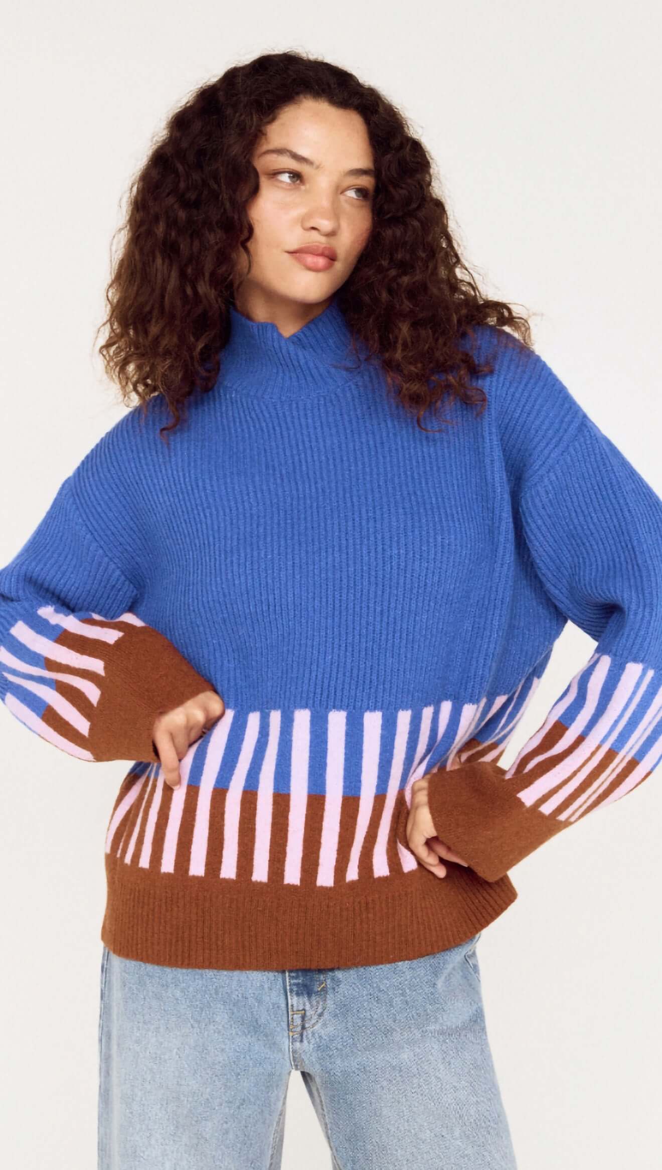 KAIA INTARSIA KNIT