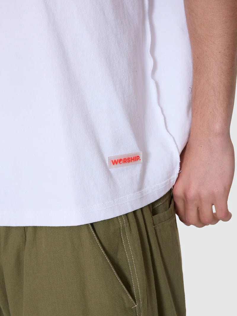 REVERSE BOX FIT CROPPED OVERDYE TEE