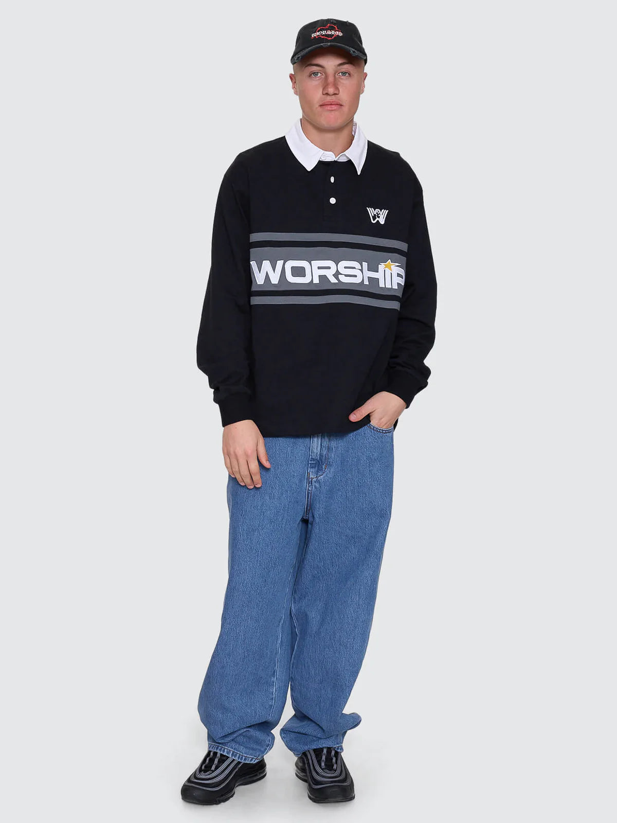LASER LONG SLEEVE RUGBY POLO
