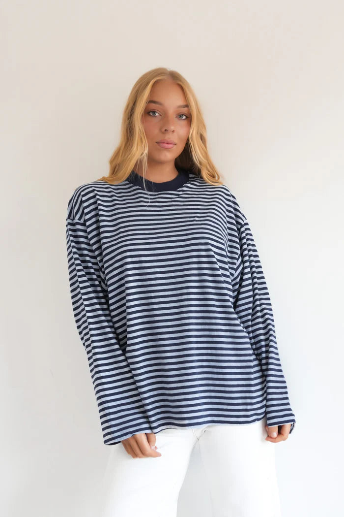 PALOMA LS STRIPE TEE