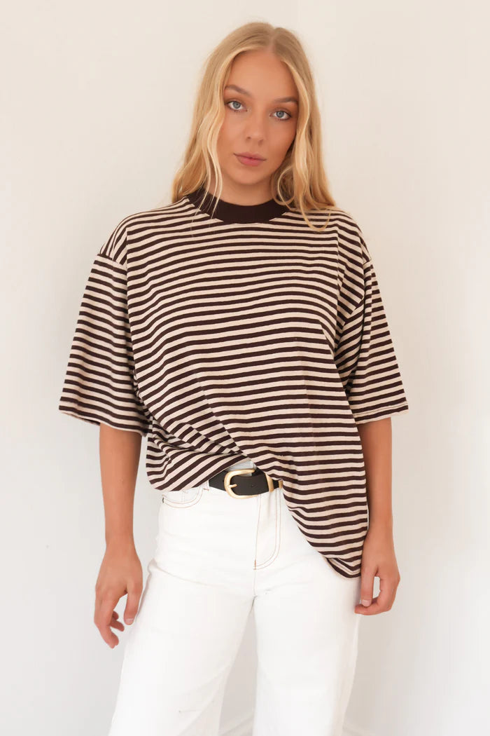 PALOMA OVERSIZED STRIPE TEE