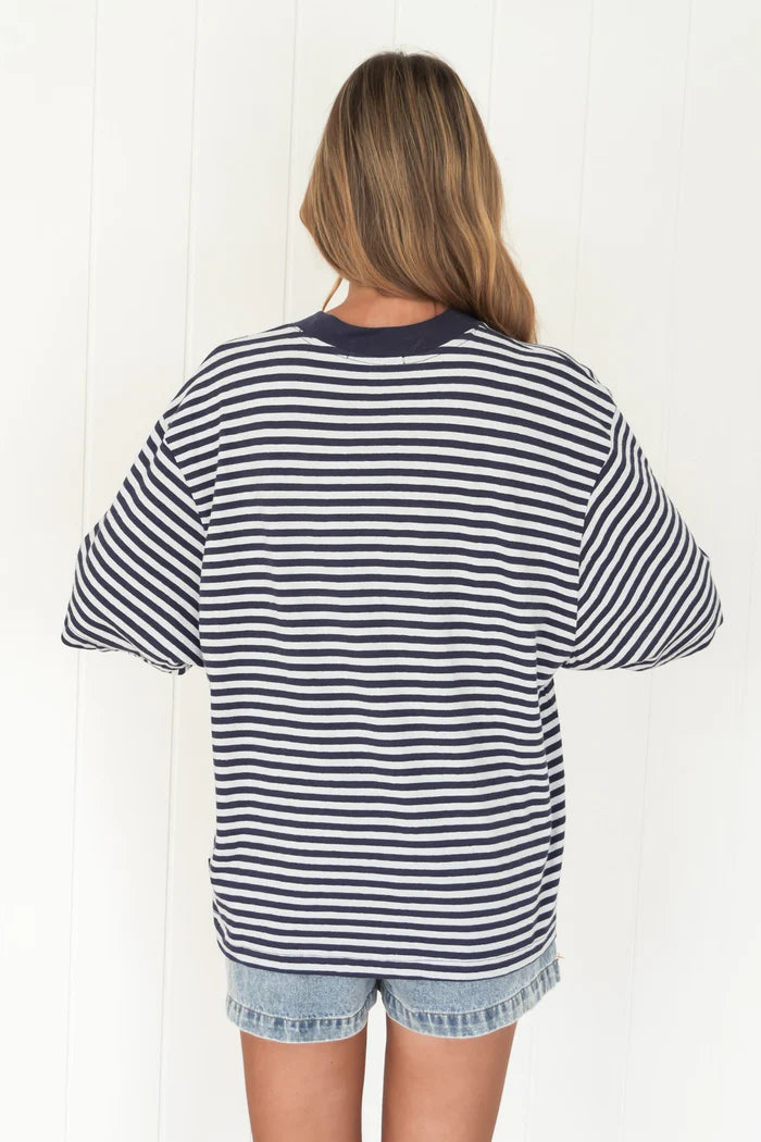 PALOMA OVERSIZED STRIPE TEE