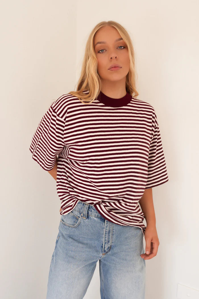 PALOMA OVERSIZED STRIPE TEE