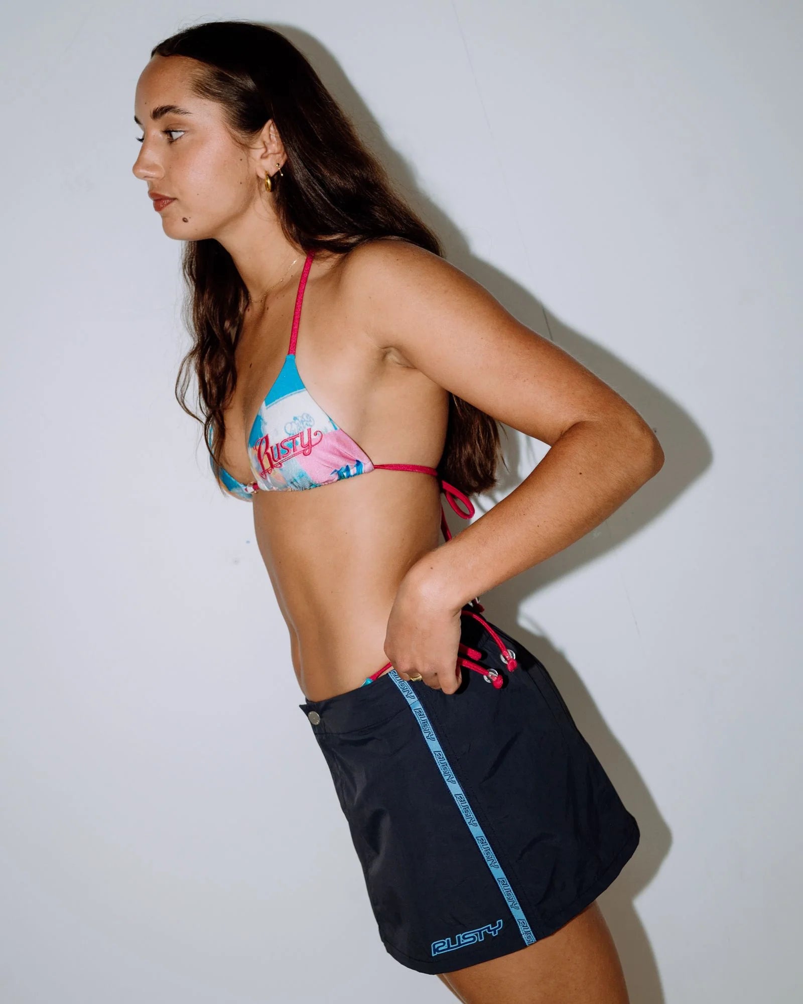 LOMBARDI NYLON MINI SKIRT