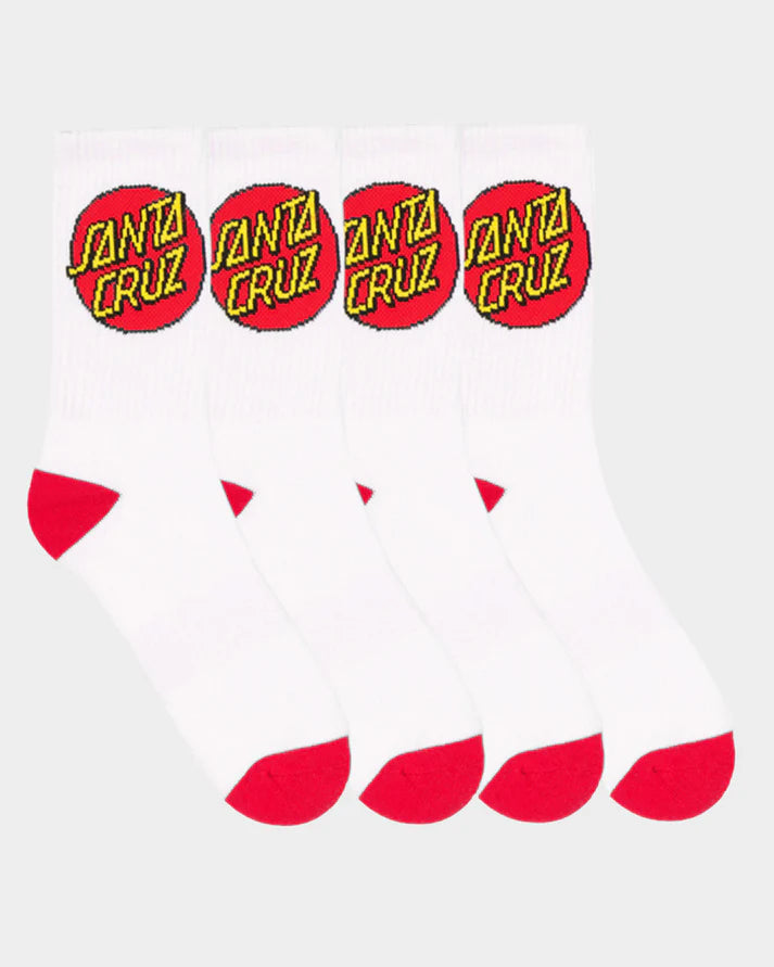 CLASSIC DOT CREW SOCK 4PK