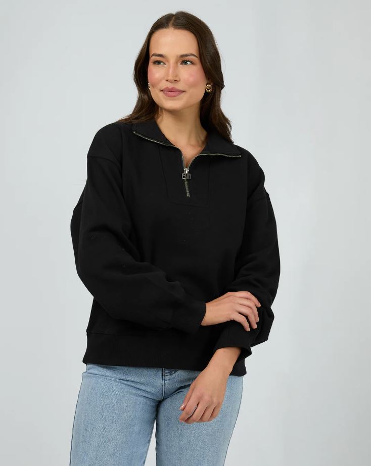 SILENT LUXE 1/4 ZIP CREW