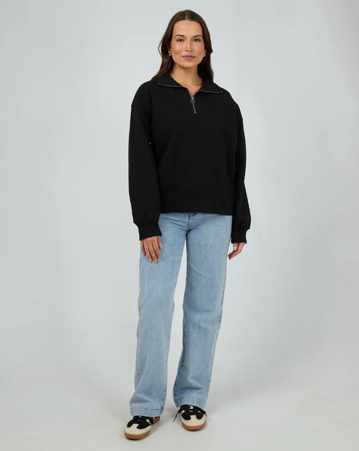 SILENT LUXE 1/4 ZIP CREW