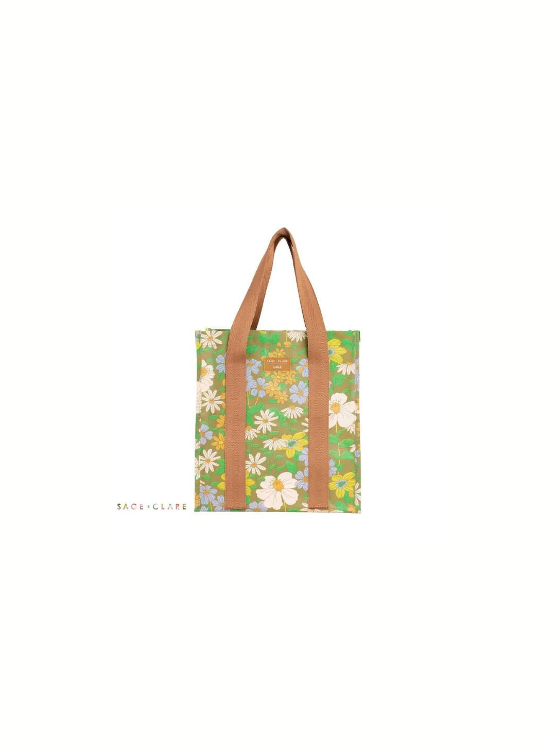 MARKET BAG SAGE CLARE FLORIA