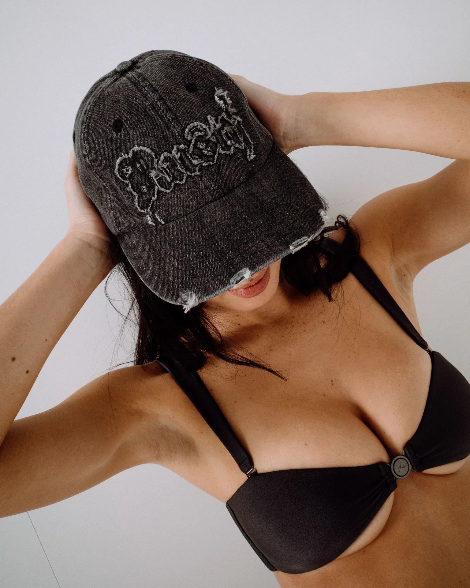 ROXANNE DENIM DAD CAP