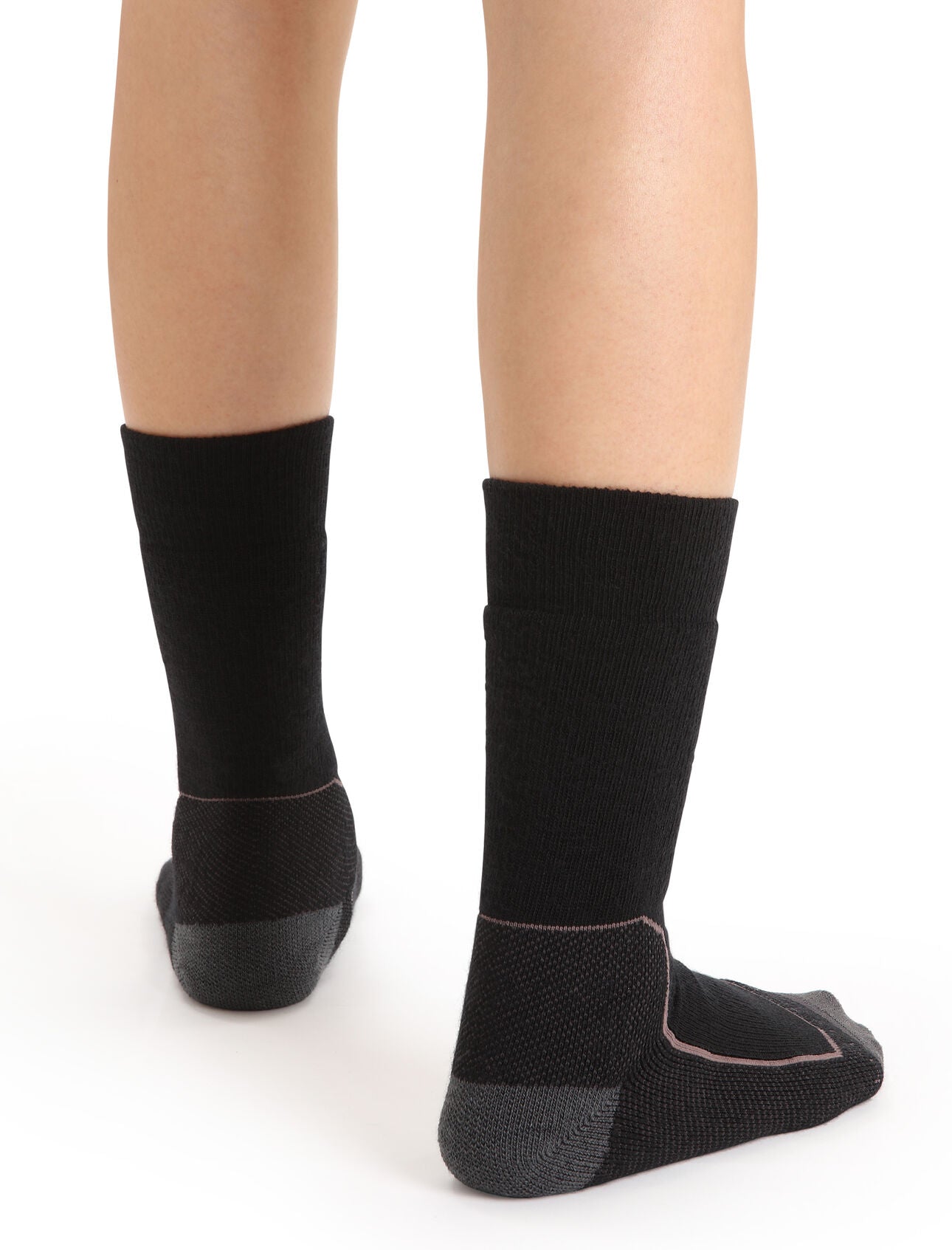 W HIKE+ MEDIUM CREW black monsoon, icebreaker