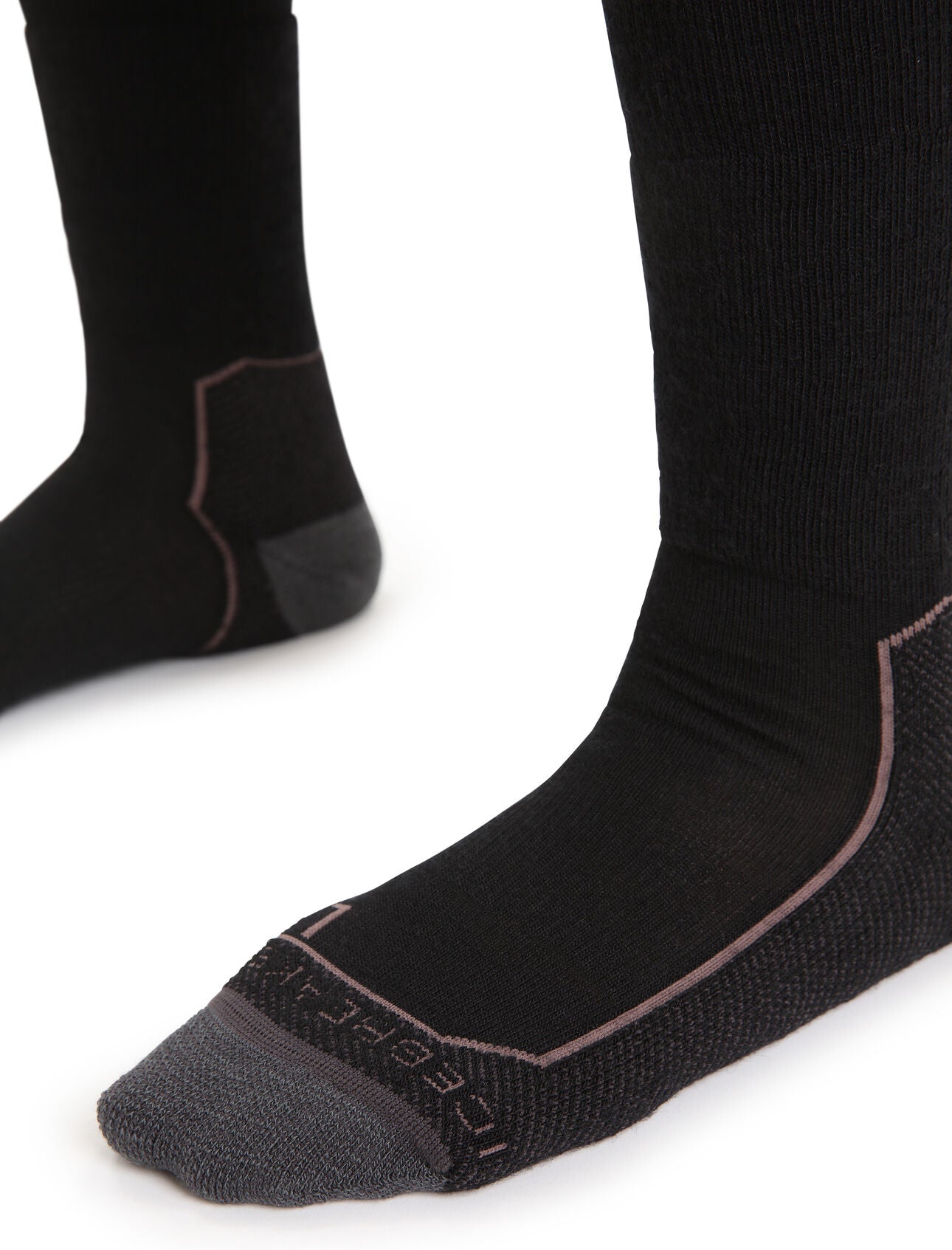 W HIKE+ MEDIUM CREW black monsoon, icebreaker