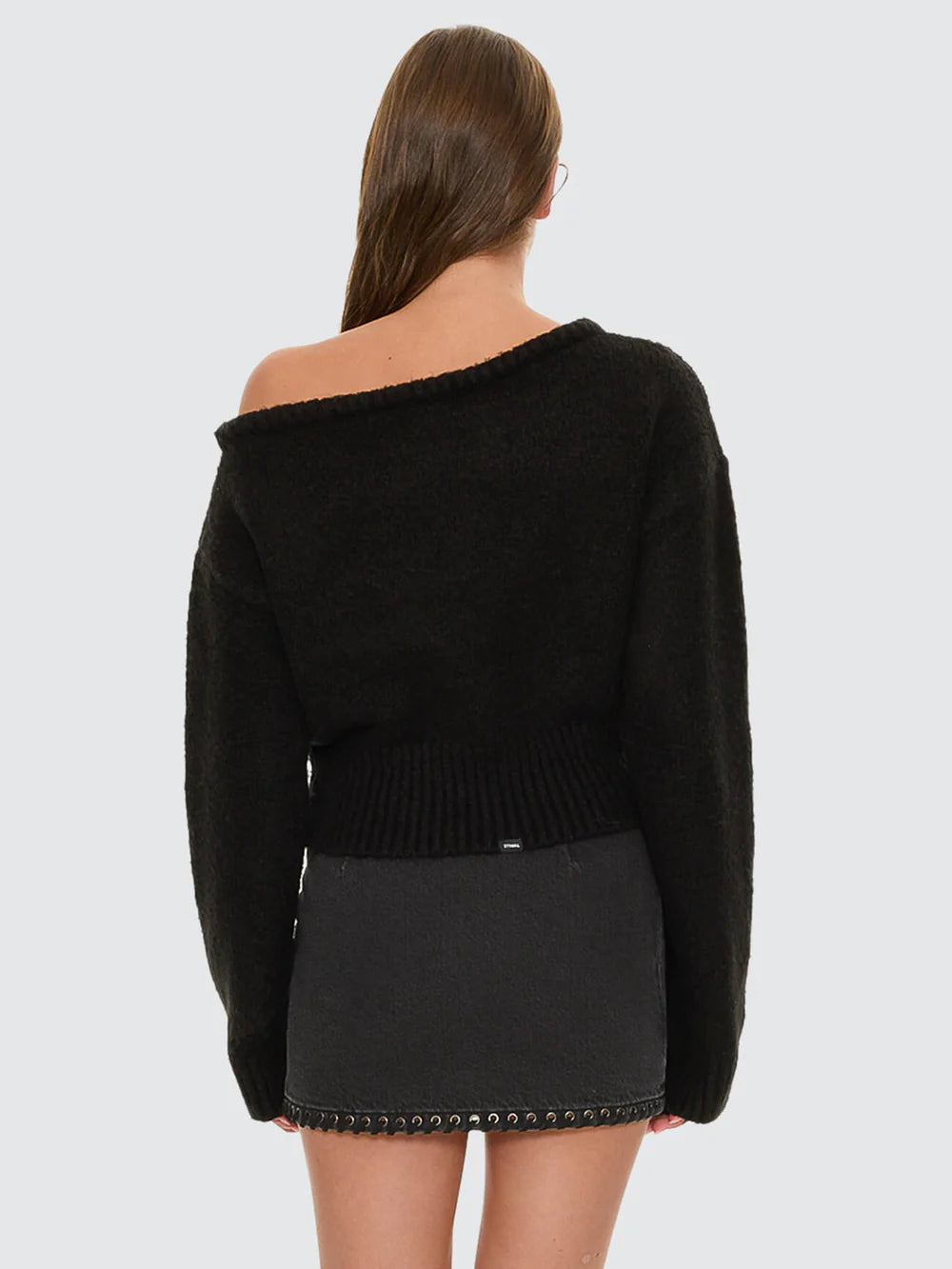 Oslo Cold Shoulder Knit Sweater