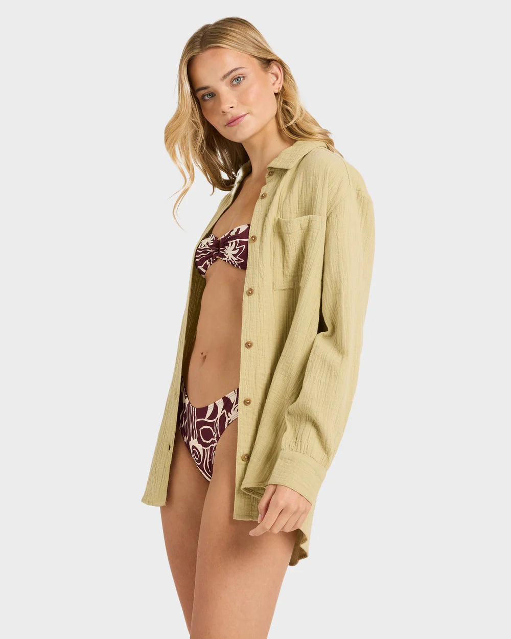 WANDERER LS WOVEN TOP