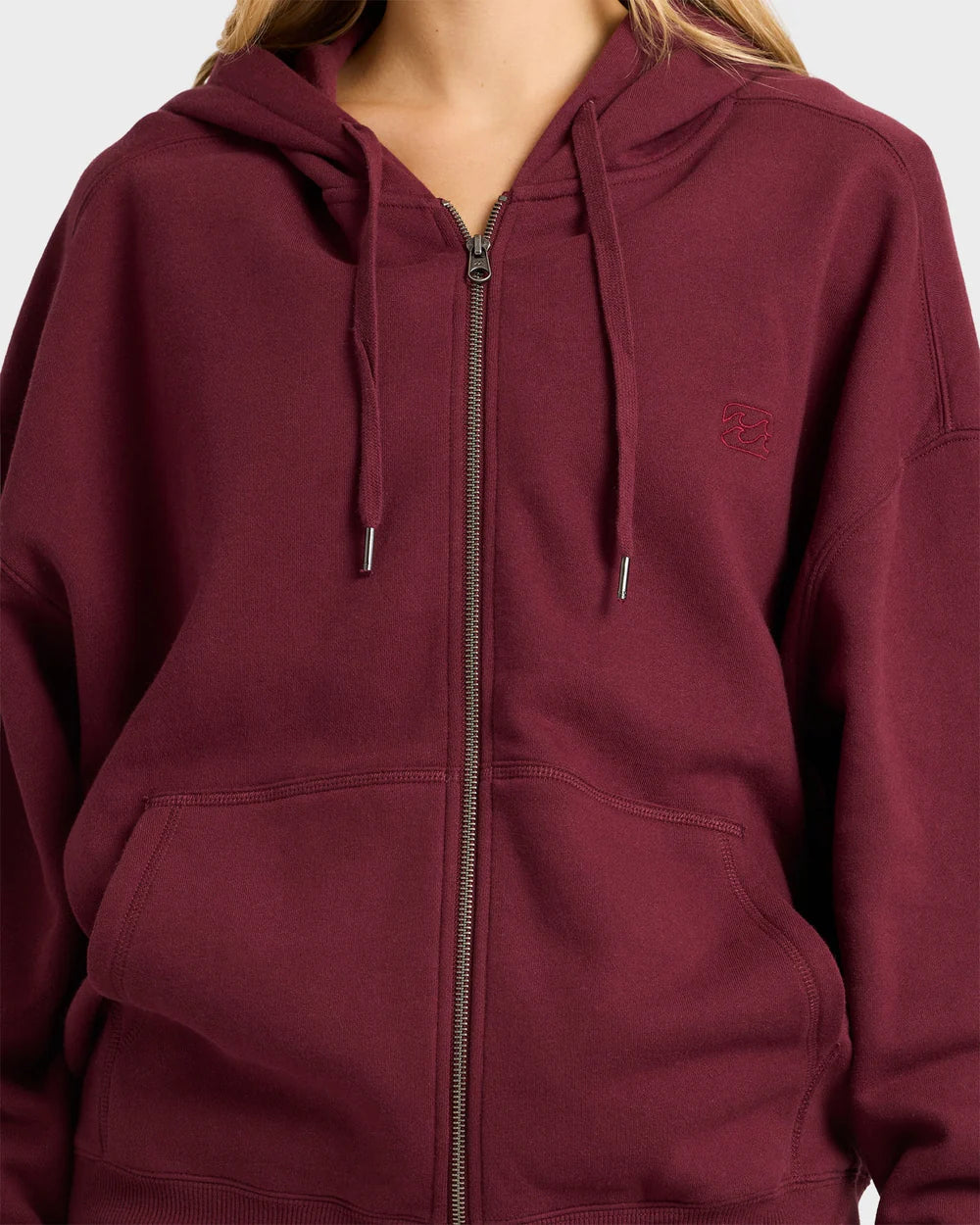 WAVE ESSENTIALS ZIP THRU HOOD