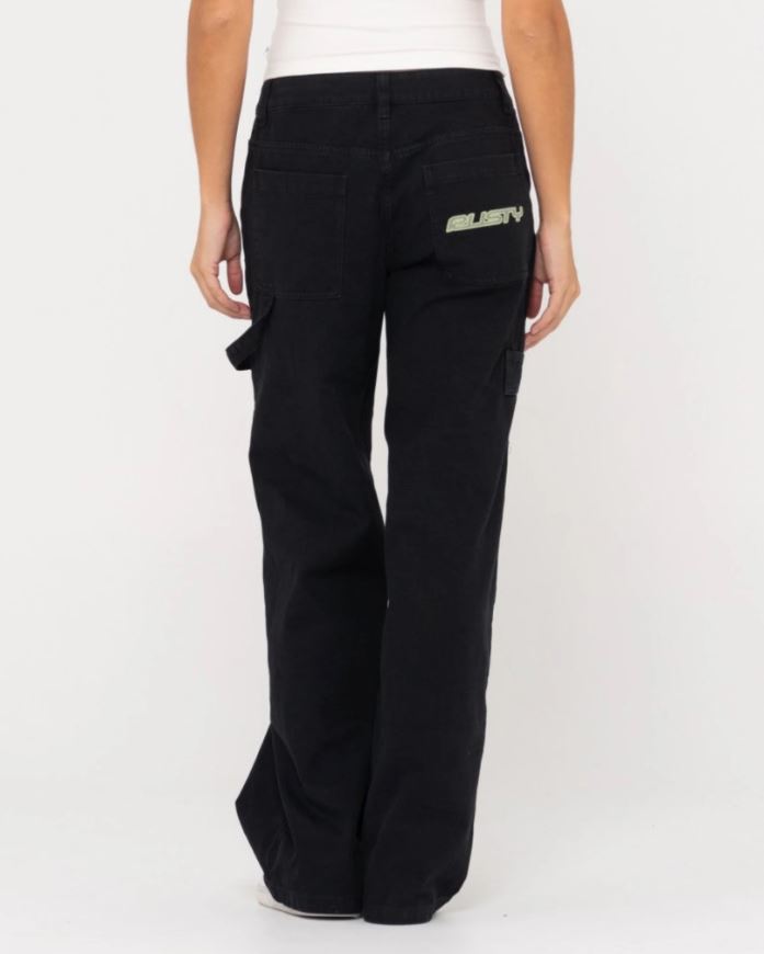 BILLIE LOW WIDE CANVAS CARPENTER PANT