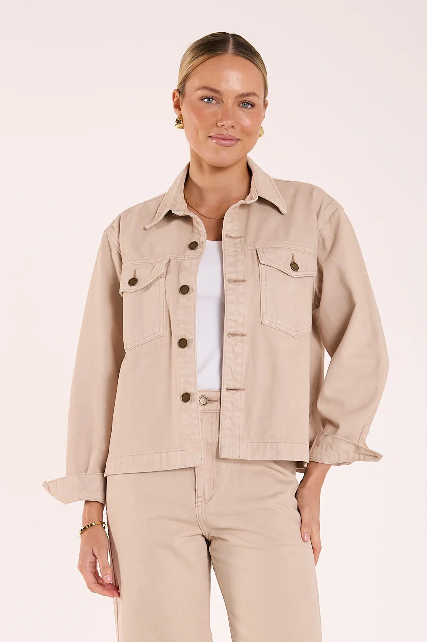 ladies denim jacket dune
