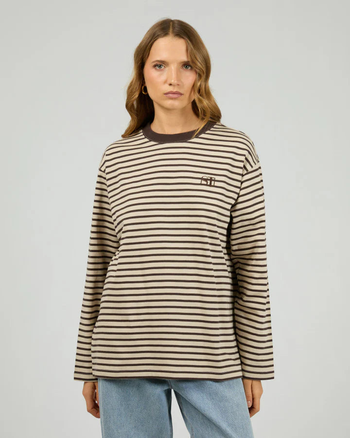 FOUNDATION STRIPE L/S TEE