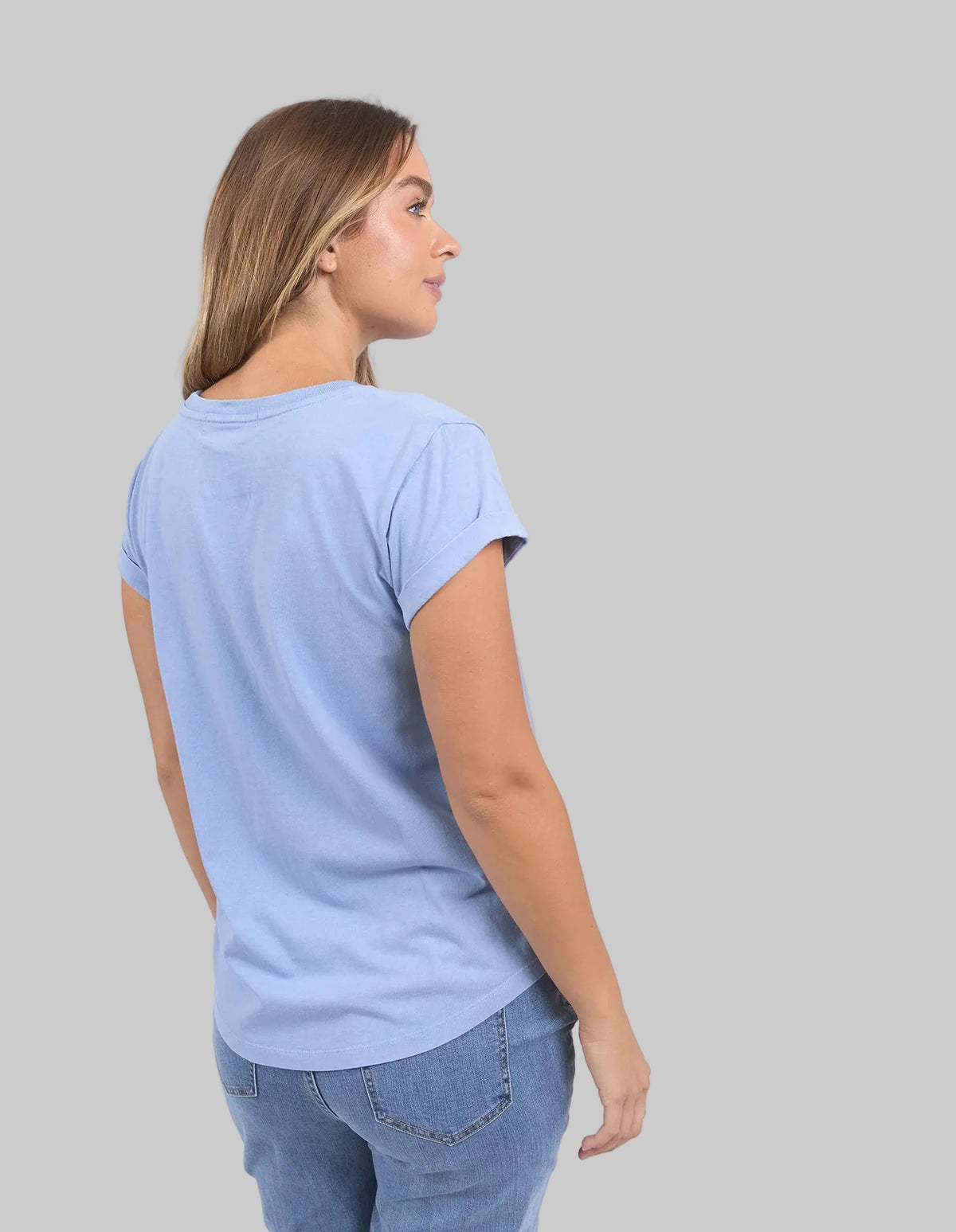 pale blue t-shirt foxwood