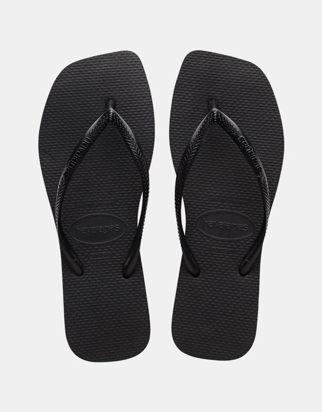 SLIM SQUARE TOE THONGS