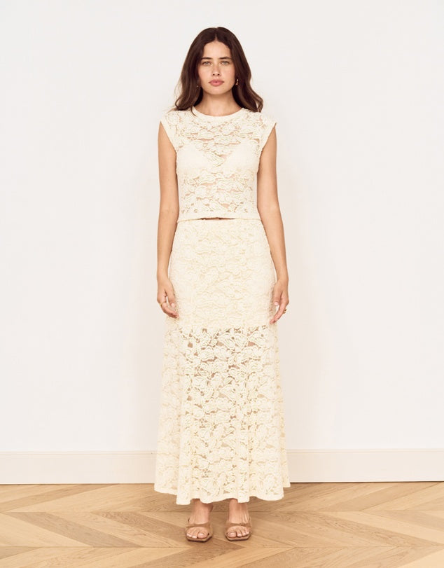 OPHELIA LACE MAXI SKIRT