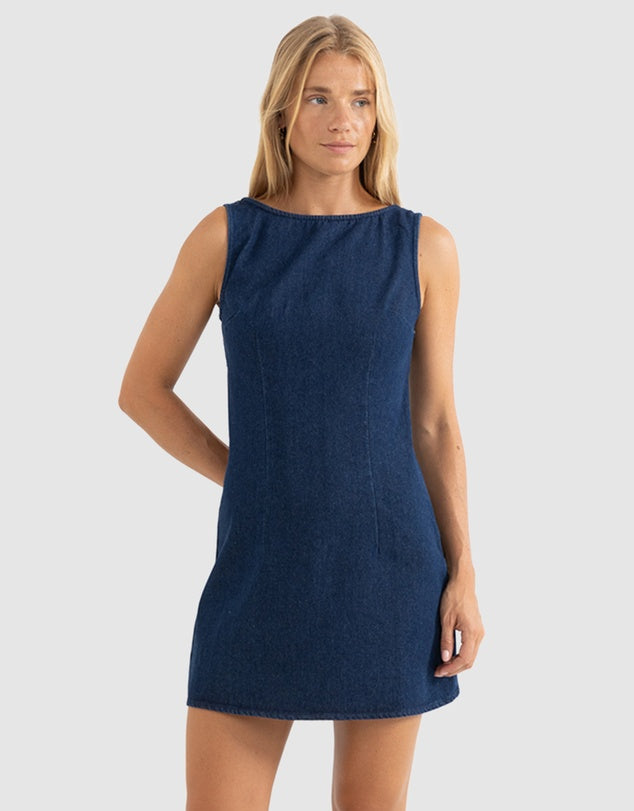 KEDRICK DENIM MINI DRESS