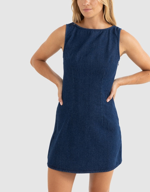 KEDRICK DENIM MINI DRESS