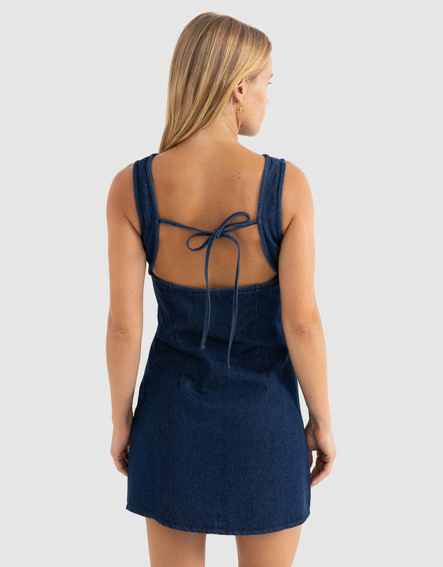 KEDRICK DENIM MINI DRESS