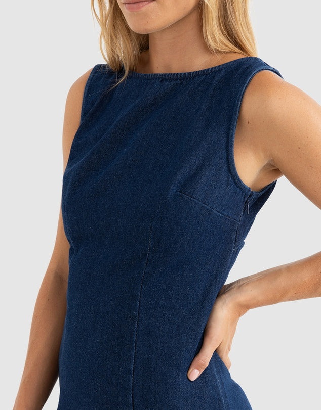 KEDRICK DENIM MINI DRESS