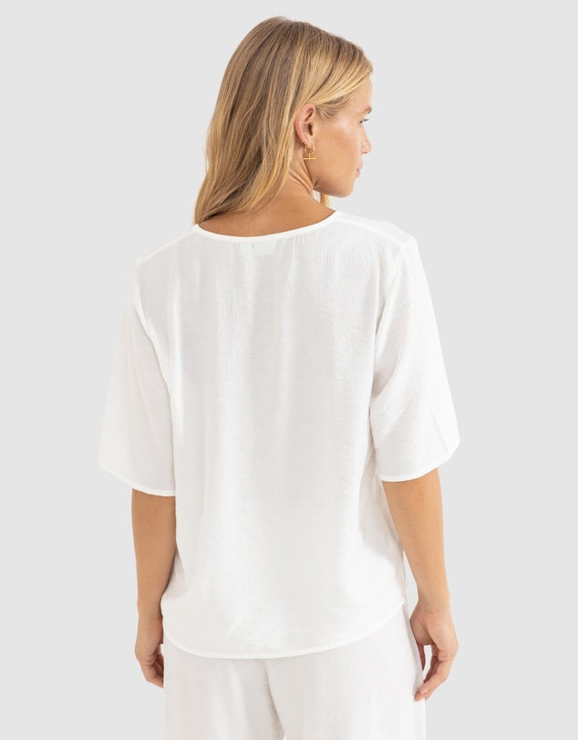 AIRLIE SHORT SLEEVE TOP