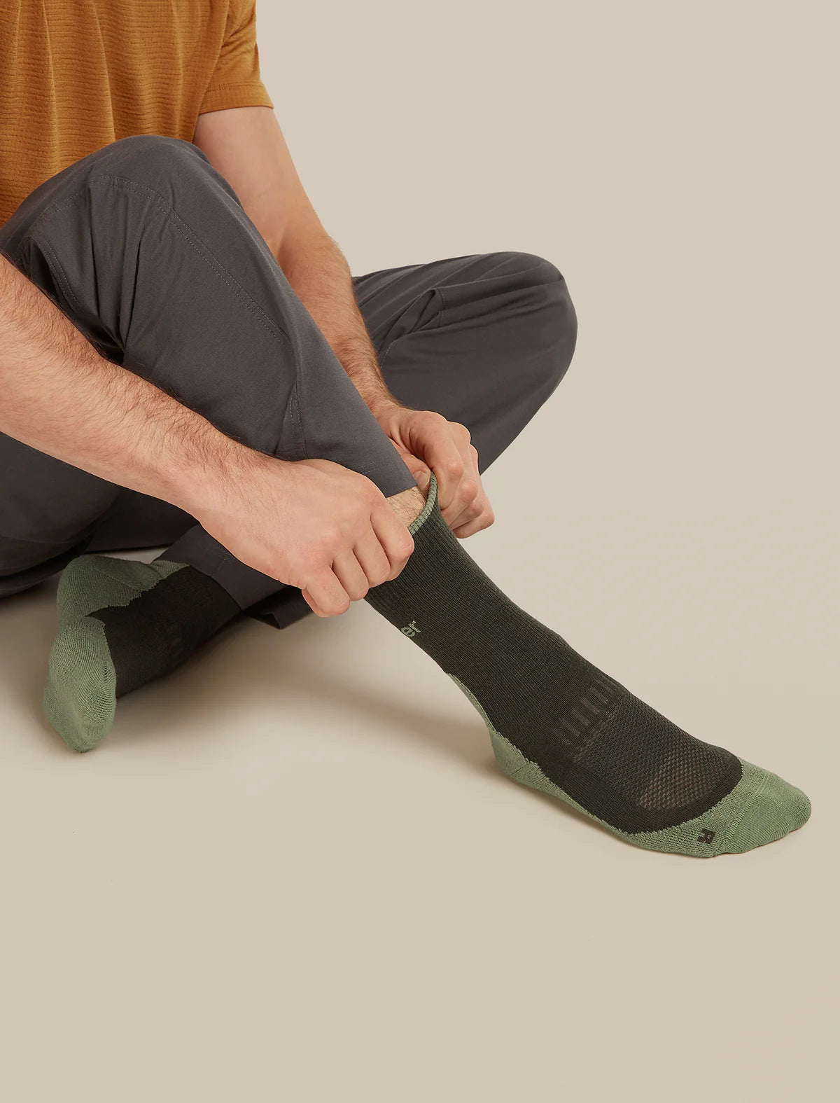 M W HIKE+ MEDIUM CREW DK LODEN/ ,FQ