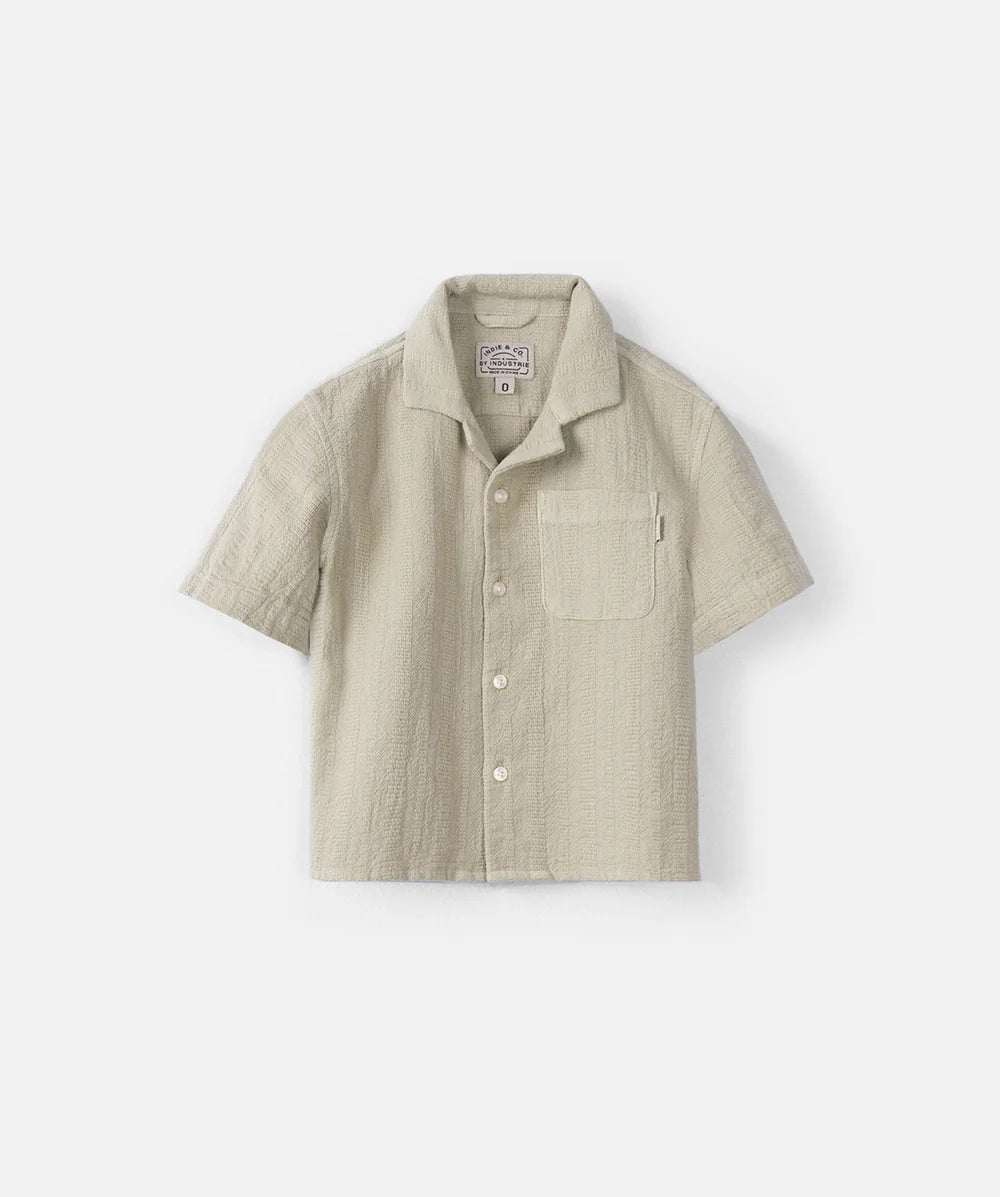 indie kids cove green button shirt