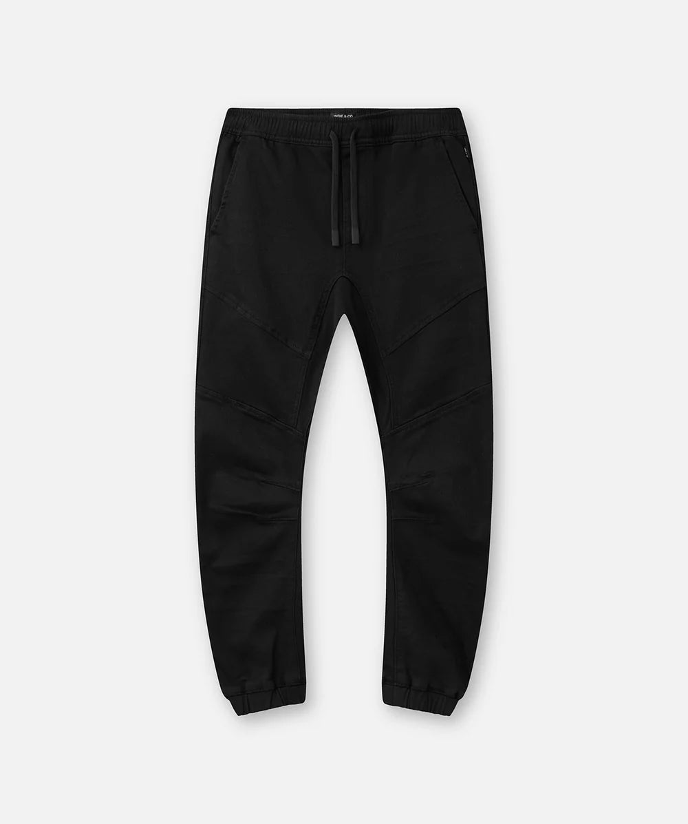 black drifter pant with cuffs