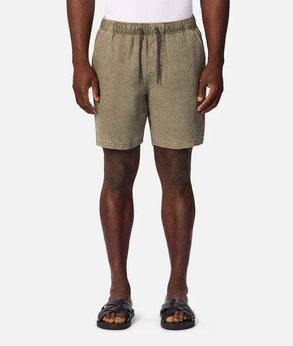 marina linen short green