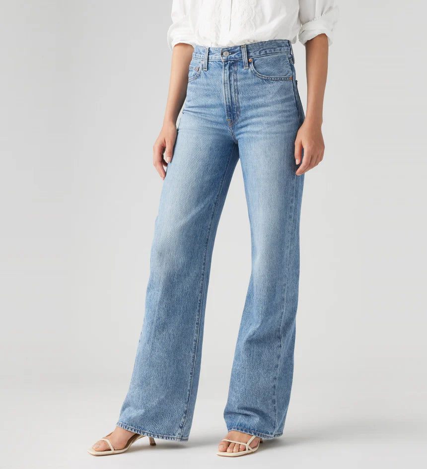 RIBCAGE WIDE LEG JEANS