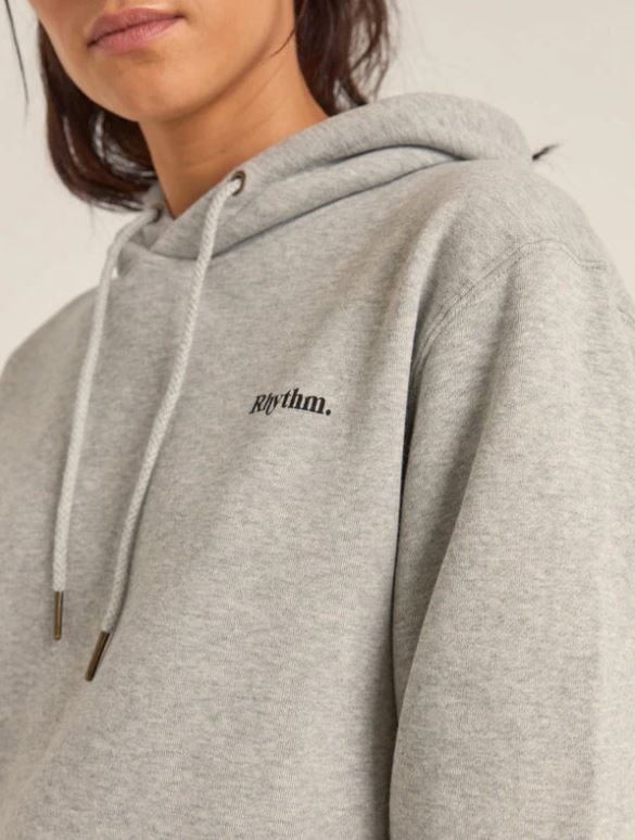 LOGO BOYFRIEND FLEECE HOOD