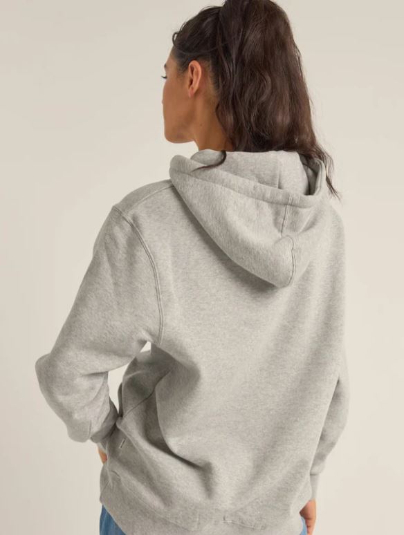 LOGO BOYFRIEND FLEECE HOOD