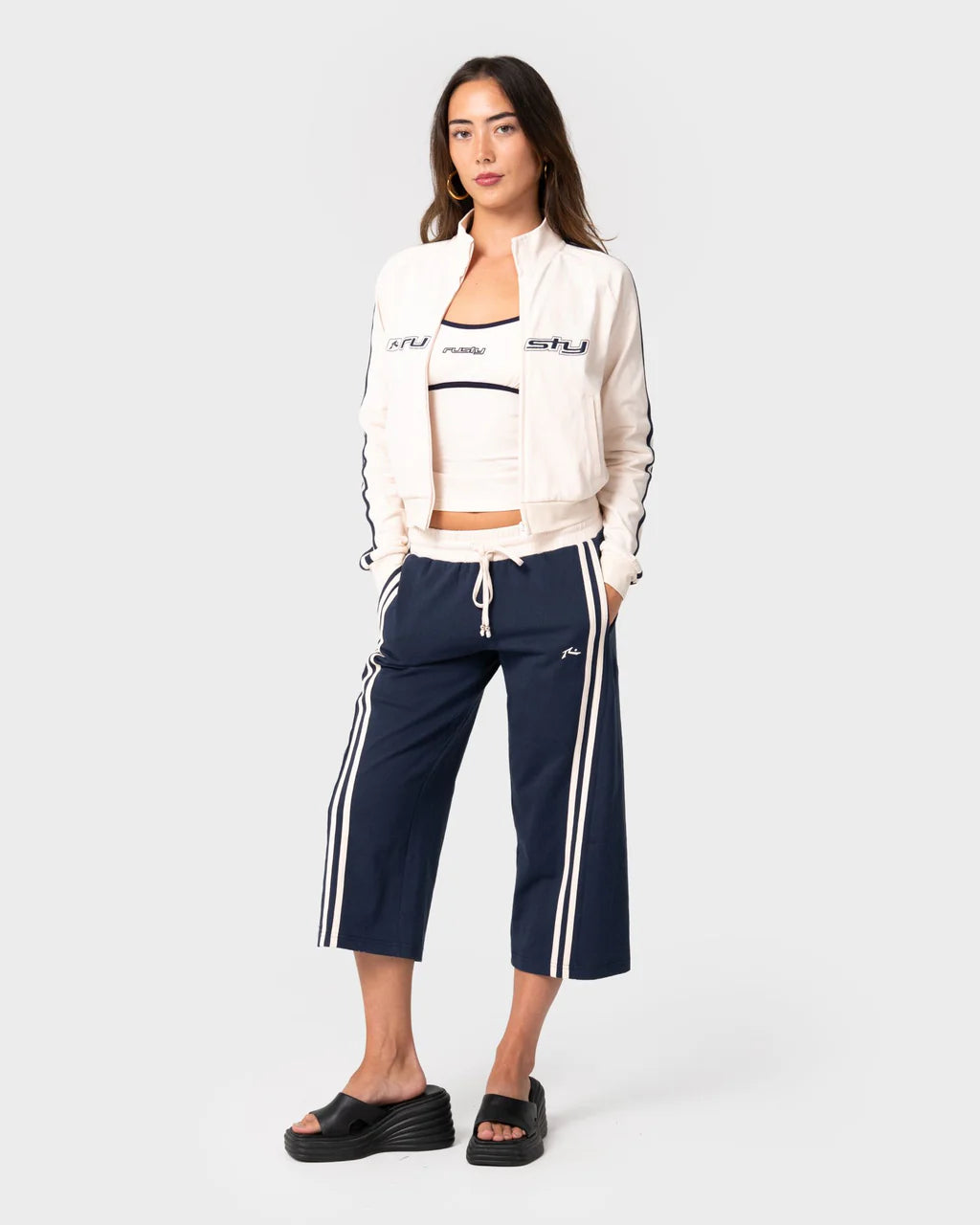 MANEATER FITTED ZIP THROUGH TRACK JACKET