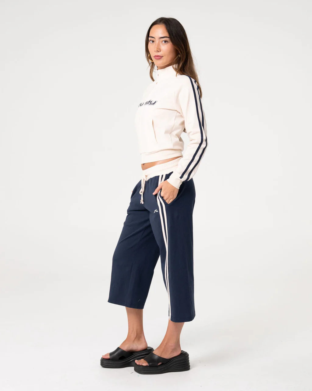 MANEATER FITTED ZIP THROUGH TRACK JACKET