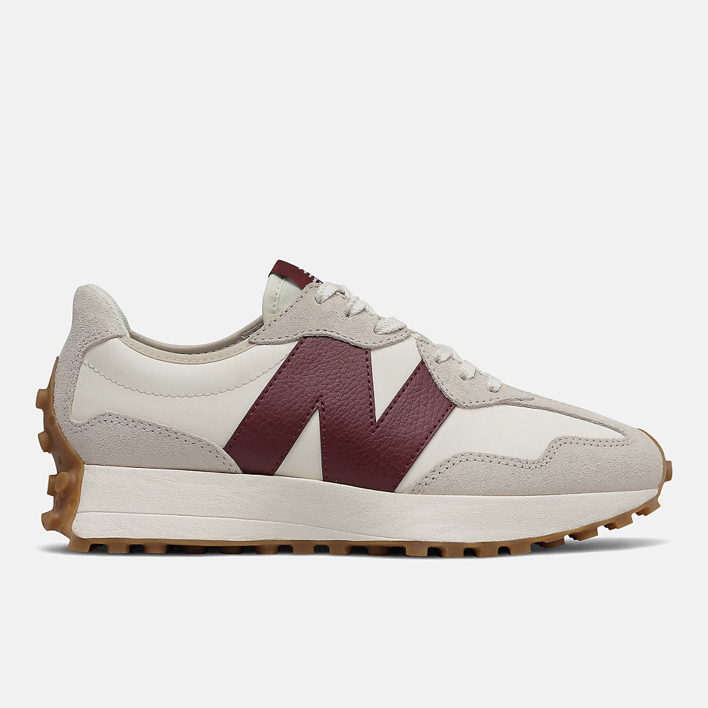 new balance casual shoe red burgundy
