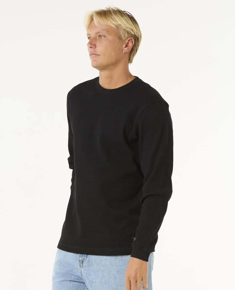 RAW ENERGY WAFFLE LS TEE