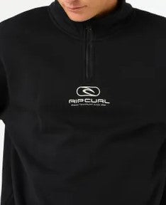 PILL ICON 1/4 ZIP CREW