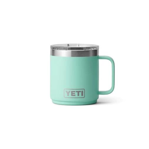 rambler 10oz stackable mug, seafoam yeti