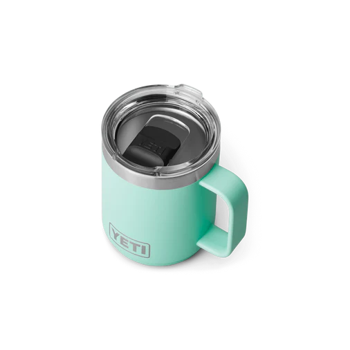 rambler 10oz stackable mug, seafoam yeti