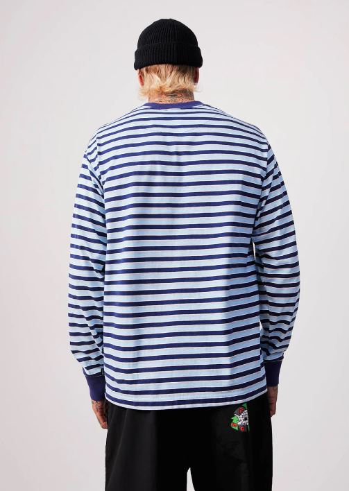 VIEWS RECYCLED STRIPED LONG SLEEVE TEE
