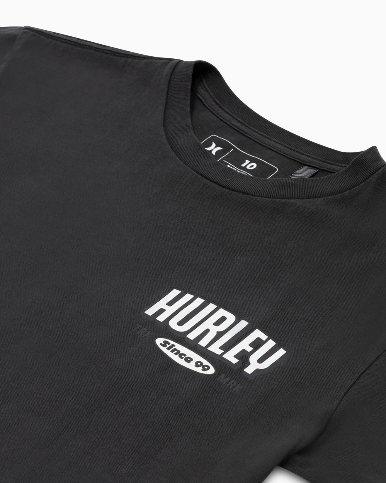 relentless boys tee black hurley