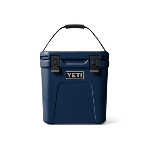 roadie 24 hard cooler, navy, yeti