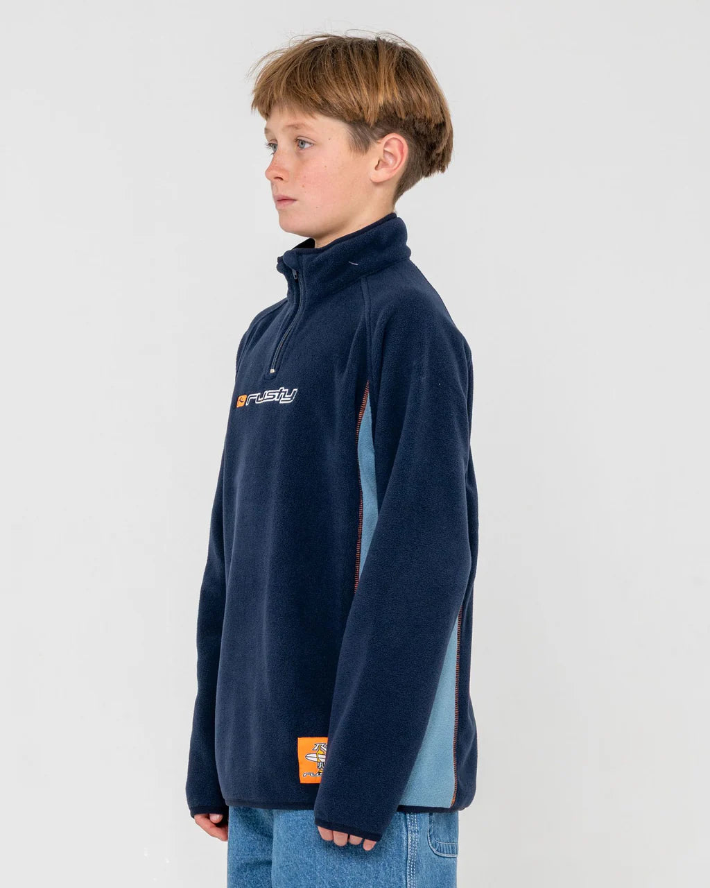 BLIZZARD QUARTER ZIP POLAR FLEECE BOYS
