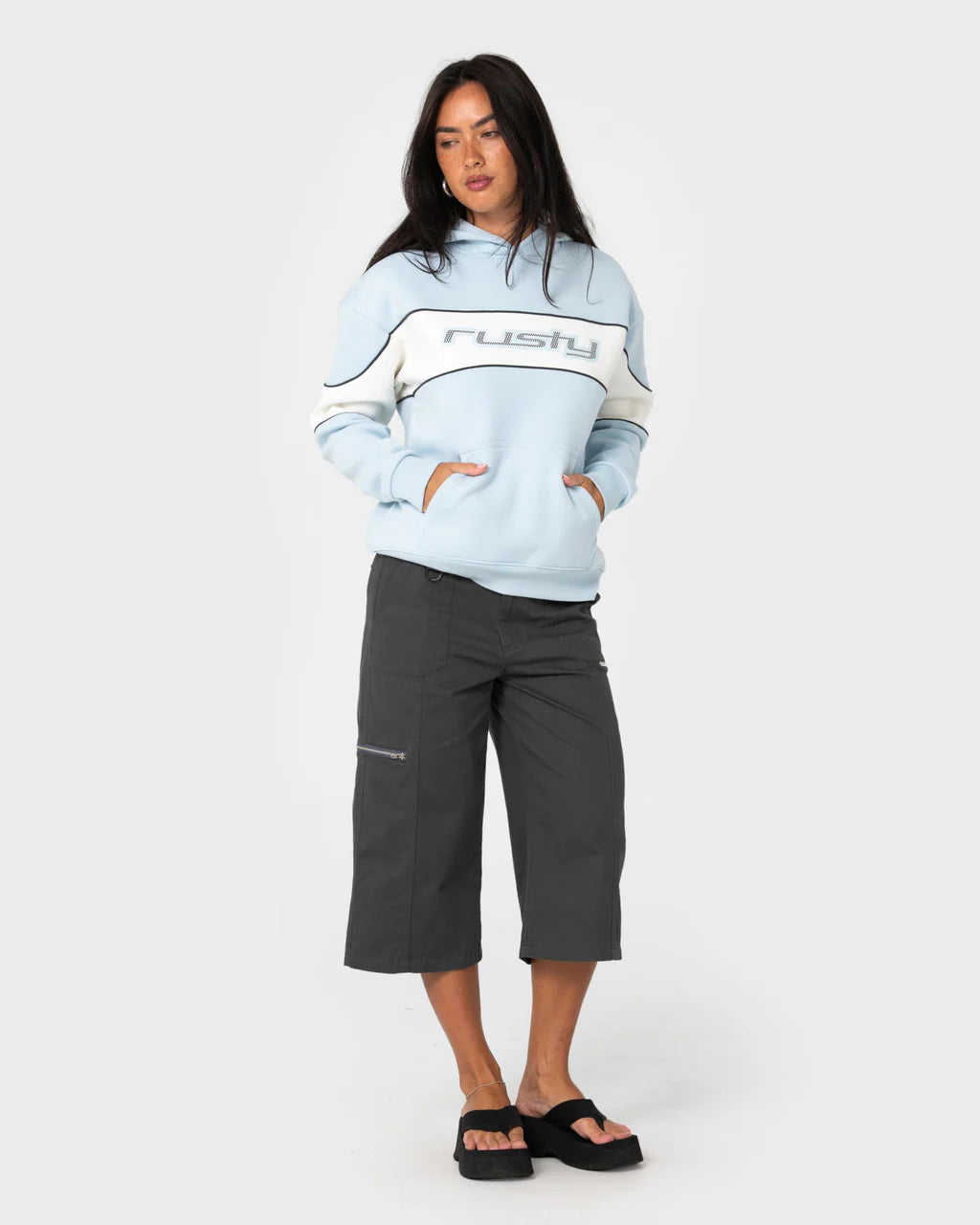 KINETIC OVERSIZED HOODED FLEECE